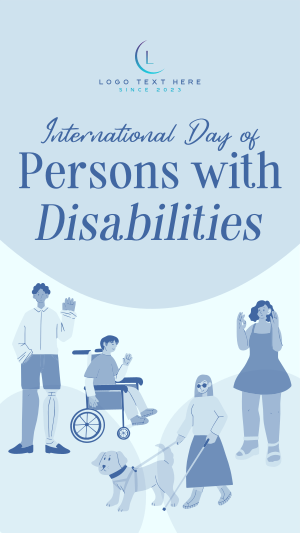 Simple Disability Day Facebook story Image Preview