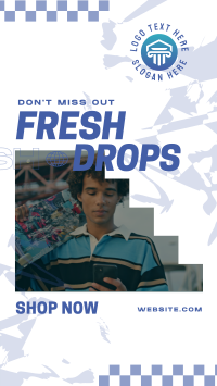 Fresh Drops Facebook story Image Preview