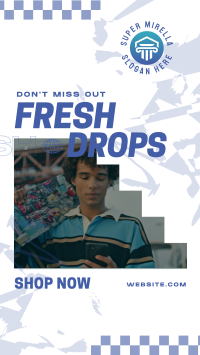 Fresh Drops Facebook Story Image Preview