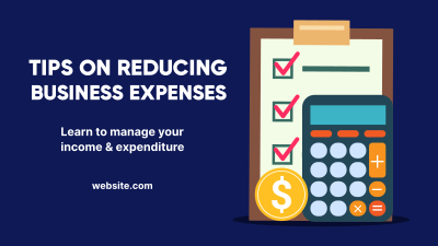 Reduce Expenses Facebook event cover Image Preview