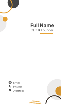 Circle Corporate Abstract Business Card | BrandCrowd Business Card Maker