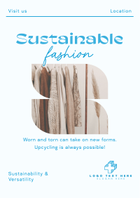 Elegant Minimalist Sustainable Fashion Flyer Image Preview