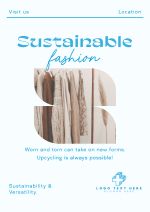 Elegant Minimalist Sustainable Fashion Flyer Image Preview