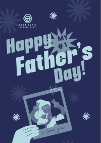 Father's Day Selfie Flyer Image Preview