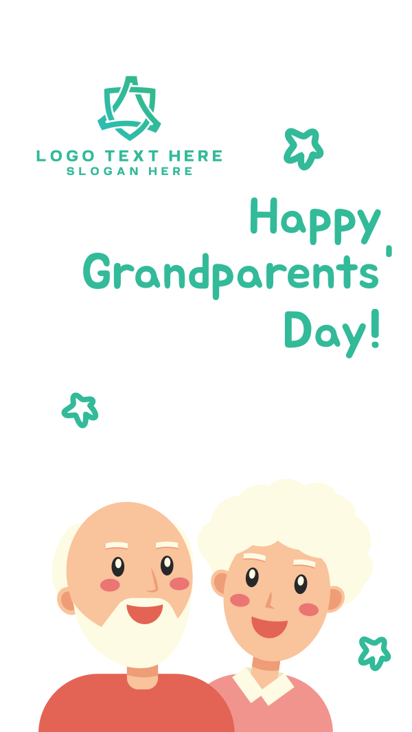 Grandparents Day Illustration Greeting Facebook Story Design Image Preview