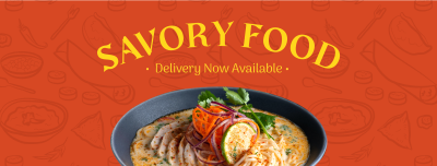 Savory Food Facebook cover Image Preview