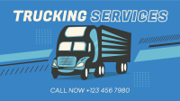 Truck Delivery Services Facebook Event Cover Design