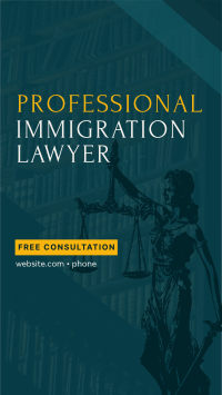 Immigration Lawyer Facebook Story Design