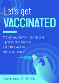 Let's Get Vaccinated Flyer Image Preview