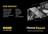 Repair Service Postcard Image Preview