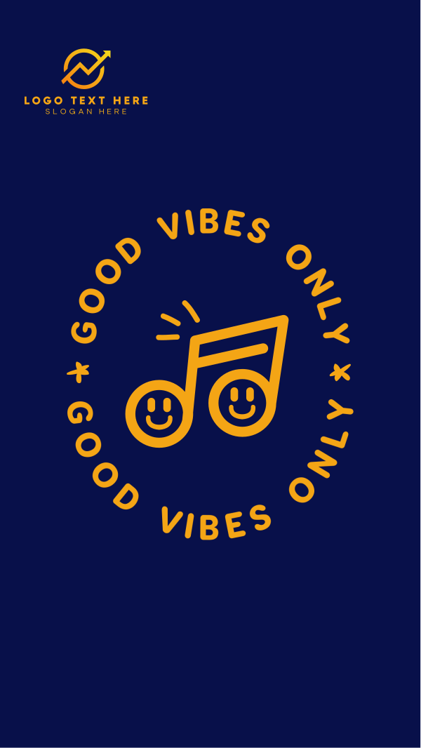 Good Vibes Happy Note Facebook Story Design Image Preview