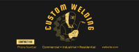 Custom Welding Badge Facebook Cover Design