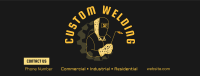 Custom Welding Badge Facebook Cover Image Preview