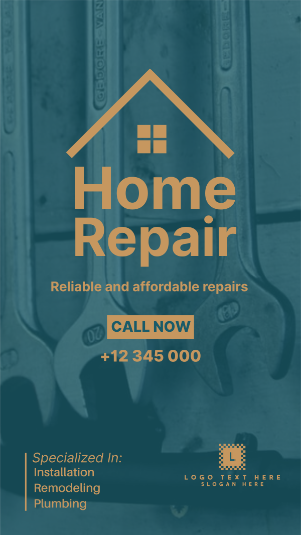 Home Maintenance Repair Instagram Story Design Image Preview