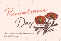 Remembrance Poppies Pinterest Cover Design