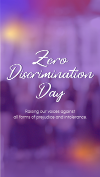 Zero Discrimination Day Instagram story Image Preview