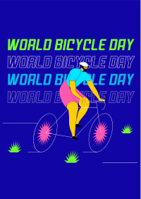Happy Bicycle Day Flyer Image Preview