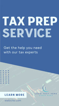 Get Help with Our Tax Experts Instagram Reel Image Preview