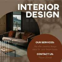 Interior Design Services Instagram Post Design
