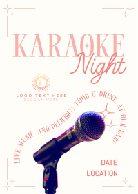 Karaoke Bar Flyer Image Preview