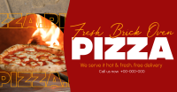 Hot and Fresh Pizza Facebook Ad Design