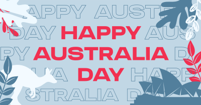 Australia Day Modern Facebook ad Image Preview