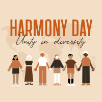 World Harmony Week Instagram Post Design