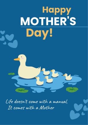 Mother Duck Flyer Image Preview