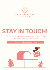 Stay in Touch Flyer Design