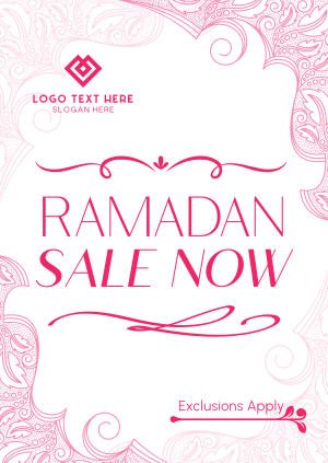 Ornamental Ramadan Sale Poster Image Preview