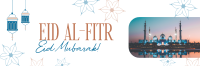 Eid Al Fitr Mubarak Twitter header (cover) Image Preview