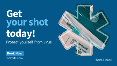 Get your shot today Facebook event cover Image Preview