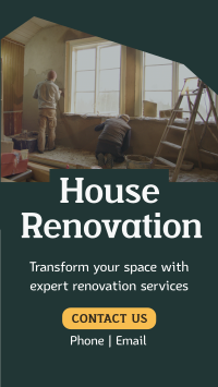 Simple Home Renovation Instagram story Image Preview