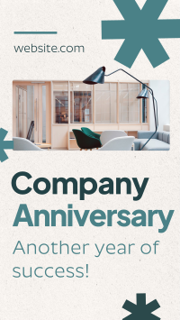 Minimalist Company Anniversary Instagram Reel Preview