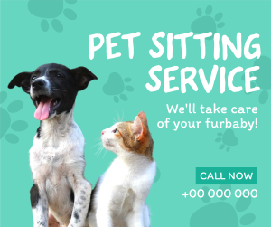 Pet Sitting Service Facebook Post Image Preview