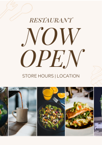 Restaurant Open Poster Image Preview