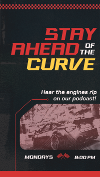 Race Car Podcast Instagram story Image Preview