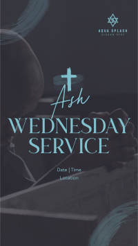 Ash Wednesday Volunteer Service TikTok Video Image Preview