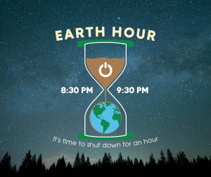 Earth Hour Glass Facebook post Image Preview