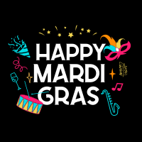 Mardi Gras Festival Instagram post Image Preview