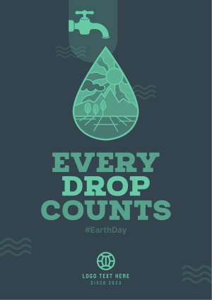 Every Drop Counts Flyer Image Preview