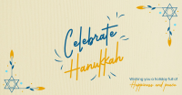 Hanukkah Holiday Facebook ad Image Preview
