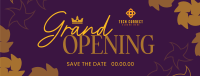 Crown Grand Opening Facebook cover Image Preview