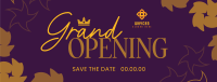 Crown Grand Opening Facebook Cover Design