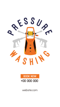 Pressure Washing Instagram Story Design