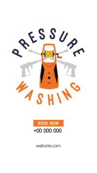 Pressure Washing Instagram story Image Preview