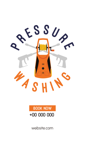 Pressure Washing Instagram story Image Preview