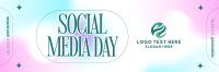 Minimalist Social Media Day Twitter header (cover) Image Preview