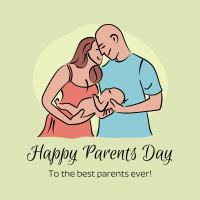 Young Happy Parents Instagram post Image Preview