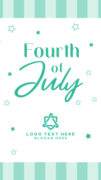 Fourth of July YouTube Short Design
